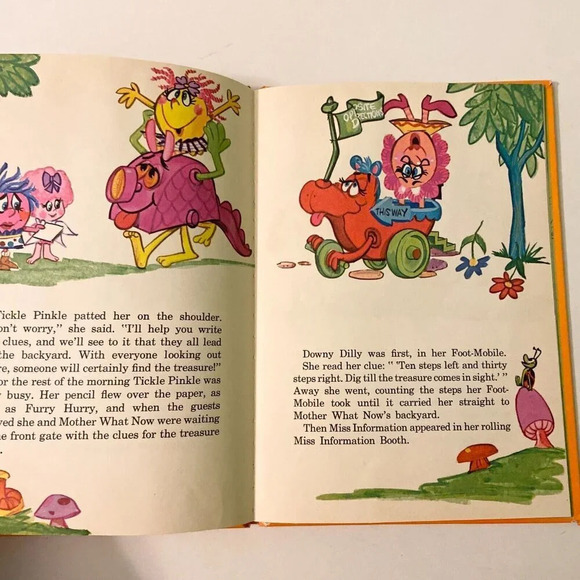 Vintage 1969 Upsy  Downsy Mother What Now And The Mixed Up Treasure Mattel Book - Picture 11 of 15